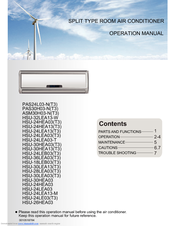 HAIER PAS24L03-N(T3) Operation Manual
