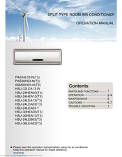 HAIER PAS24L03-N(T3) Operation Manual