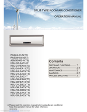 HAIER PAS24L03-N(T3) Operation Manual