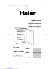 HAIER HUM030PA - 02-01 User Manual