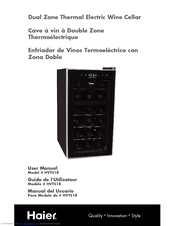 Haier Hvts18dabb Dual Zone Wine Cooler Manuals Manualslib