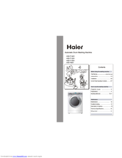 HAIER HW F1081 Manual