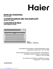 HAIER HWR05XCJ Use And Care Manual