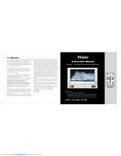 Haier KXT7020BK Instruction Manual