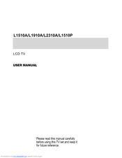 HAIER L1510P User Manual