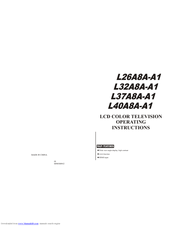 HAIER L26A8A-A Operating Instructions Manual