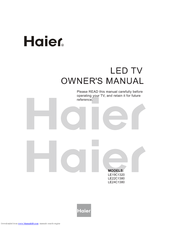 HAIER LE24C1380 Owner's Manual