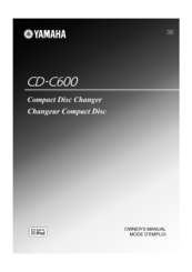 Yamaha CD-C600BL Owner's Manual