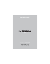 Insignia NS-HDTUNE - Radio / HD Tuner Guía Del Usuario