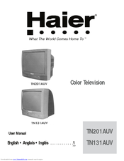 HAIER TN131 AUV - 07-00 User Manual