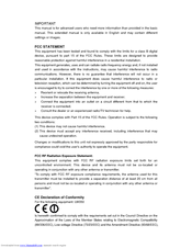 SWEEX LW050 User Manual