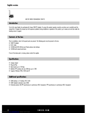 SWEEX MO128 - QUICK_START_GUIDE Installation Manual
