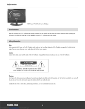 SWEEX TV019 - QUICK_START_GUIDE Manual