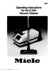 MIELE S 234i Manual