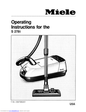 MIELE VACUUM CLEANER S278I SILVER STAR Manual
