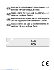 FAGOR 50N Instructions For Use And Maintenance Manual