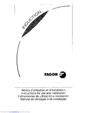 FAGOR 2IFT-4R Instructions For Use And Installation