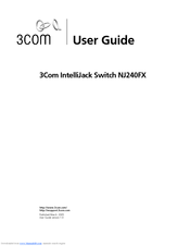 3Com NJ240FX - IntelliJack Switch User Manual