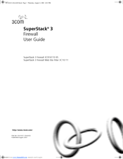 3Com 3C16111 - SuperStack 3 Firewall Web Site Filter User Manual