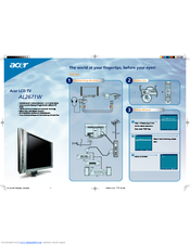 Acer AL2671W Setup Manual