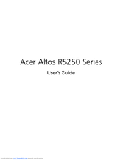Acer Altos R5250 Series User Manual
