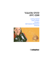 Adaptec VideOh! DVD AVC-2200 Getting Started
