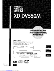 Aiwa XD-DV550M Operating Instructions Manual
