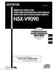 Aiwa NSX-V9090 Operating Instructions Manual