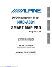 Alpine NVD-A801 Owner's Manual