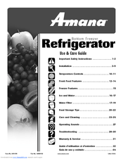 Amana ABL2227FES Use & Care Manual