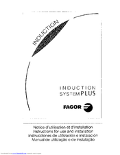 FAGOR FI3-4B Instructions For Use And Installation