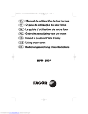 Fagor HPM-199CX Using Manual