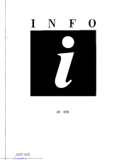 JUNO JKI1030 Instruction Book