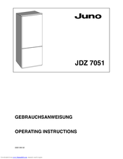 JUNO JDZ7051 Operating Instructions Manual