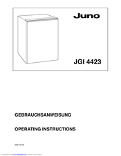 Juno JGI4423 Operating Instructions Manual