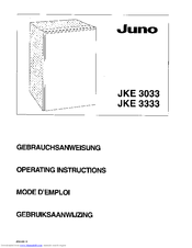 JUNO JKE 3033 Operating Instructions Manual