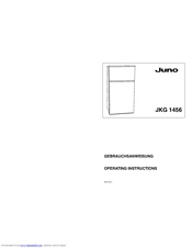 JUNO JKG1456 Operating Instructions Manual