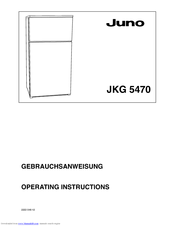 JUNO JKG5470 Operating Instructions Manual