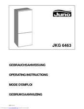 JUNO JKG6463 Operating Instructions Manual