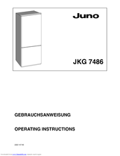 JUNO JKG7486 Operating Instructions Manual