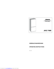 JUNO JKG7488 Operating Instructions Manual