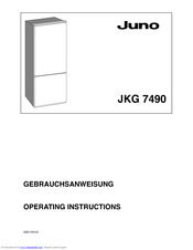 JUNO JKG7490 Operating Instructions Manual