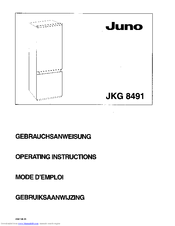 JUNO JKG8491 Operating Instructions Manual