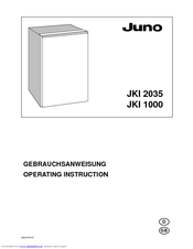JUNO JKI 1000 Operating Instructions Manual
