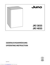 Juno JKI 3033 Operating Instructions Manual