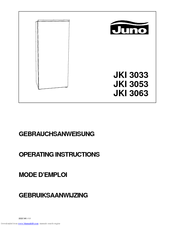 JUNO JKI 3033 Operating Instructions Manual