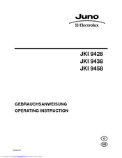 JUNO JKI 9428 Operating Instructions Manual