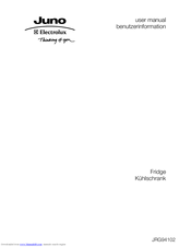 JUNO JRG 94102 User Manual