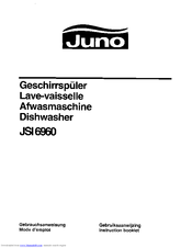 JUNO JSI6960B Instruction Booklet