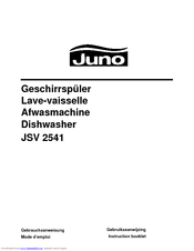 Juno JSV2541 Instruction Booklet